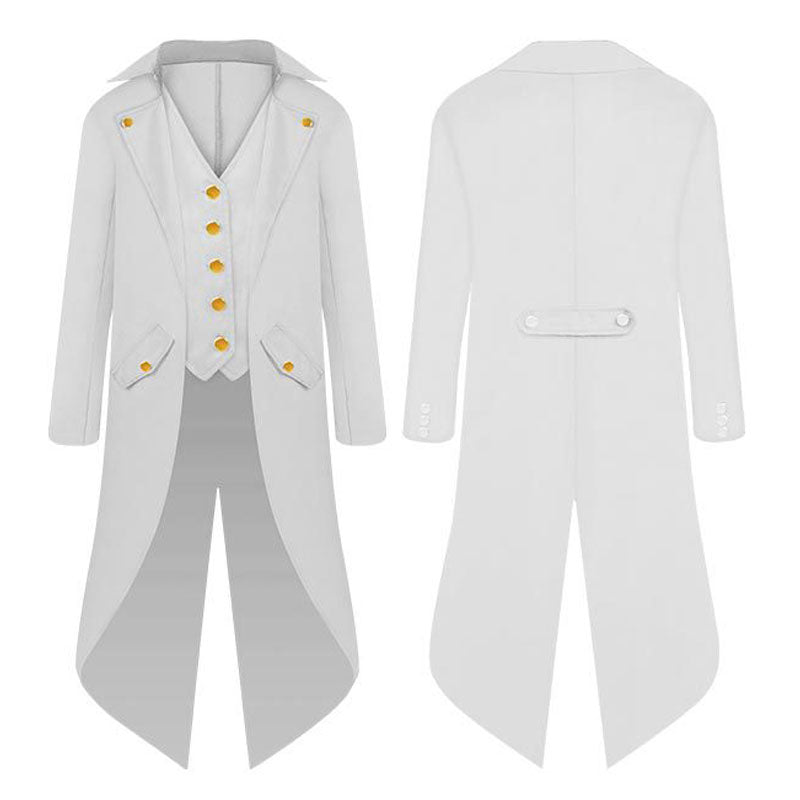 European Style Medieval Retro Punk Children's Tuxedo Cosplay Costumes