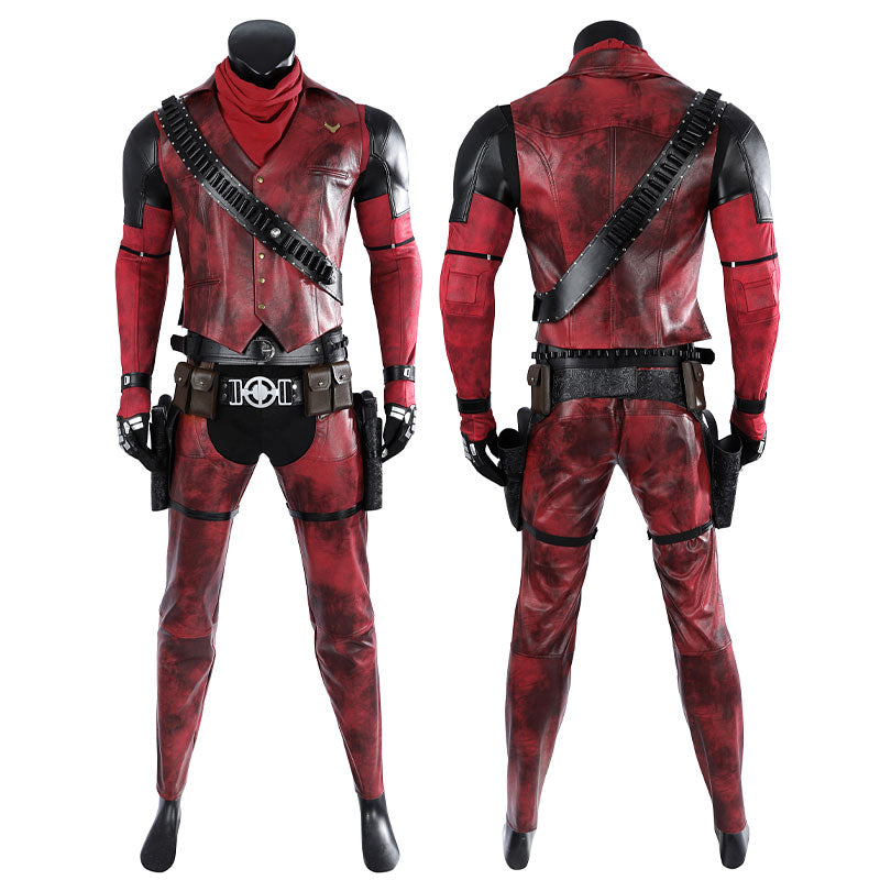 Deadpool 3 Wolverine and Deadpool Cowboypool Cosplay Costumes