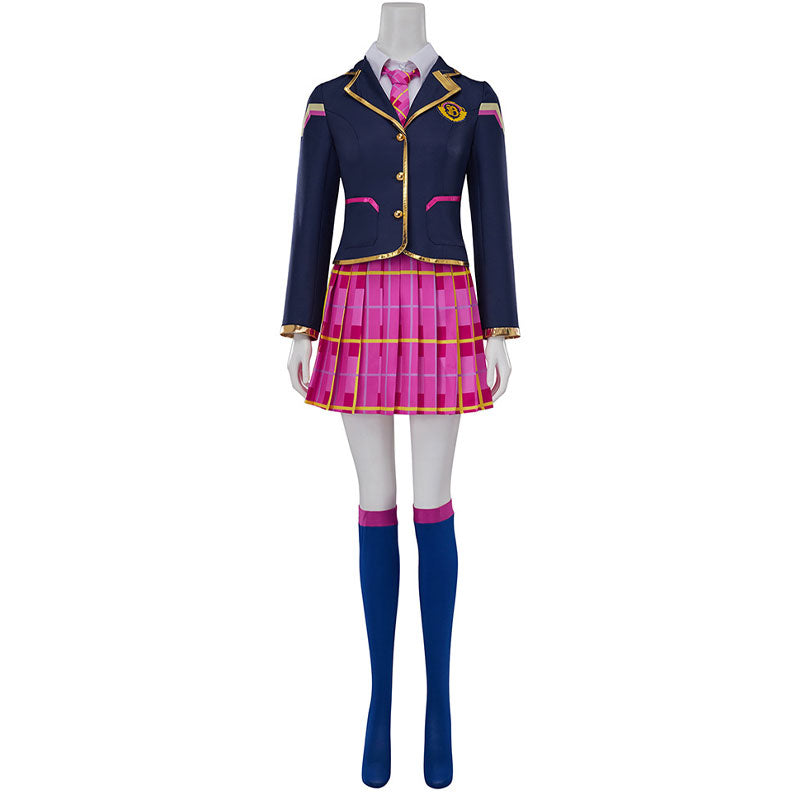 Overwatch  DVa Hana Song Academy Skin Cosplay Costumes