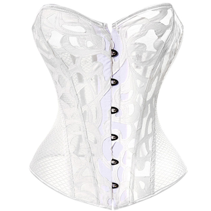 Palace Women's Tummy-control Mesh Breathable Tights Corset Cosplay Costumes
