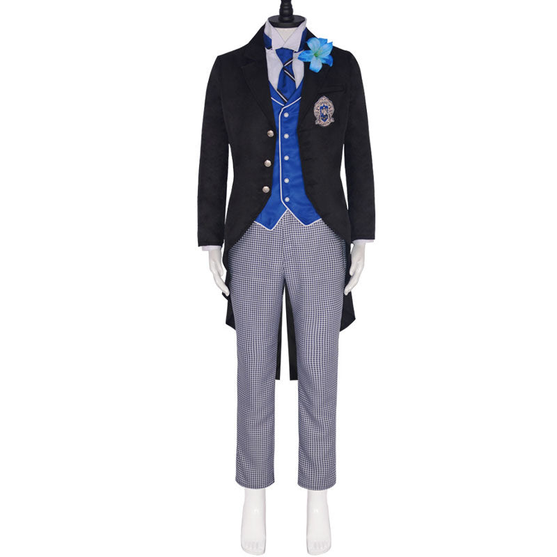 Black Butler: Public School Arc Lawrence Bluewer Cosplay Costumes