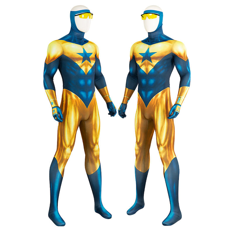 DC Booster Gold Michael Carter Jumpsuit Cosplay Costumes