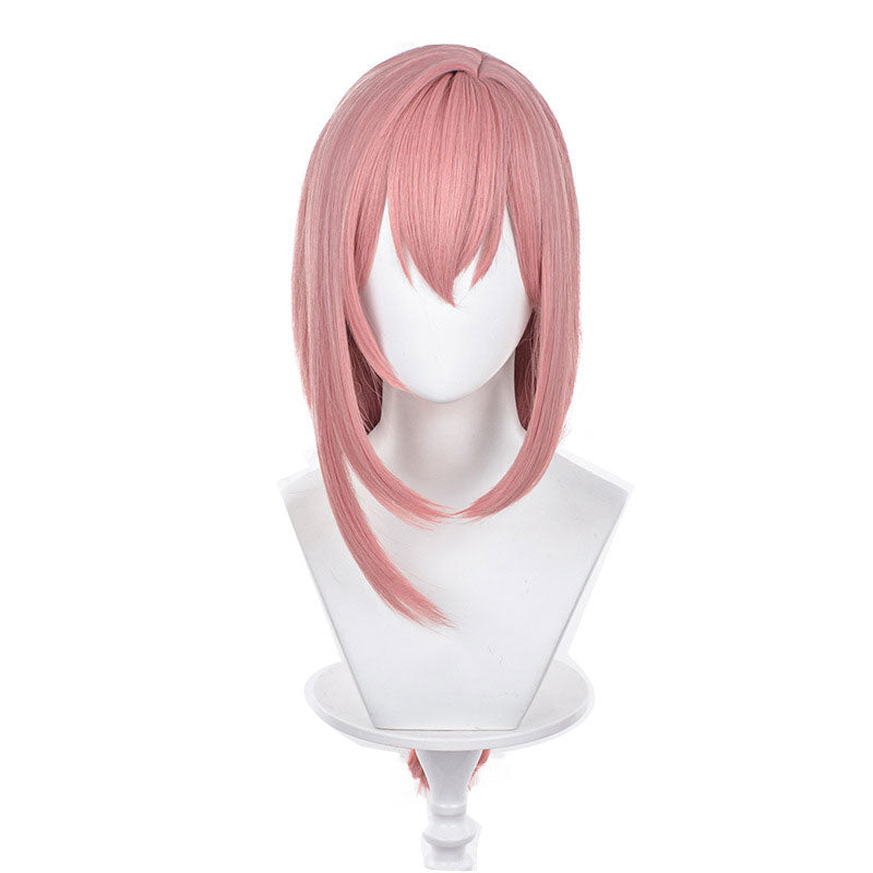 Game Zenless Zone Zero Tsukishiro Yanagi Pink Cosplay Wig