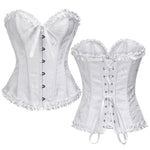 European Style Palace Sexy Bone Straps With Lace Corset Halloween Cosplay Costumes