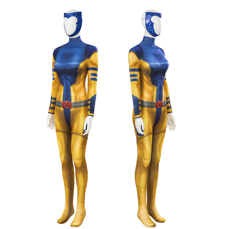 Marvel X-Men Jean Grey Jumpsuit Cosplay Costumes