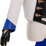 Final Fantasy XIV Seneschal Prince's Attire Dragon Rider Blue Cosplay Costumes
