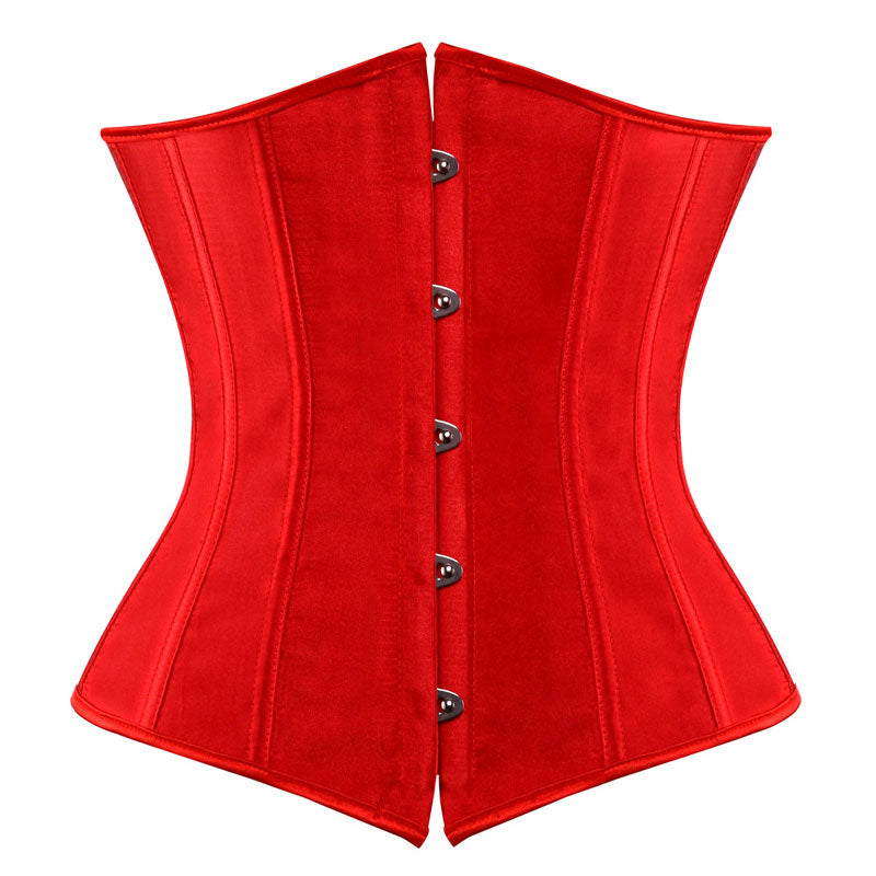 European Style Palace Sexy Abdomen Satin Waist Clip Waist Corset Halloween Cosplay Costumes