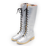 KPop Demon Hunters Rumi Silver Cosplay Shoes