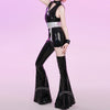 New Panty & Stocking with Garterbelt Polyurethane Black Cosplay Costumes