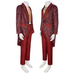 The Mask Jim Carrey Stanley Ipkiss Red Jacket Cosplay Costume