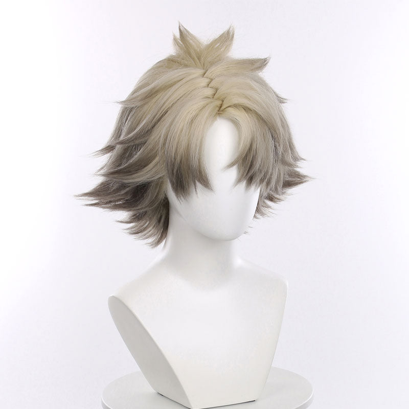 Gachiakuta Rudo Surebrec Khaki Gradient Color Cosplay Wigs