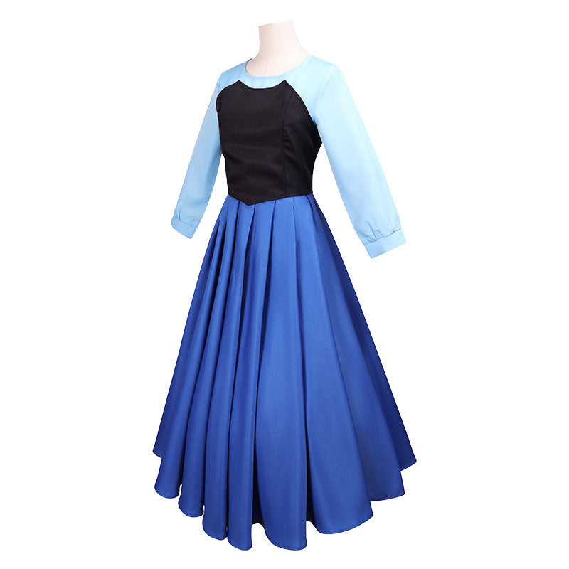 The Little Mermaid Ariel Blue Dress Cosplay Costume The Little Mermaid Ariel Blue Dress Cosplay Costume