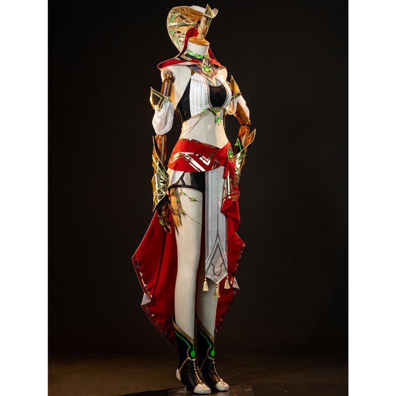 Game Genshin Impact Eremite Floral Ring Dancer Cosplay Costumes