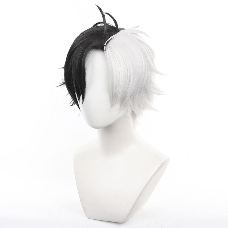 Wind Breaker Haruka Sakura Black White Cosplay Wig