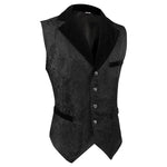 European Medieval Clothing Retro Gothic Long Dress Vest Halloween Cosplay Costumes