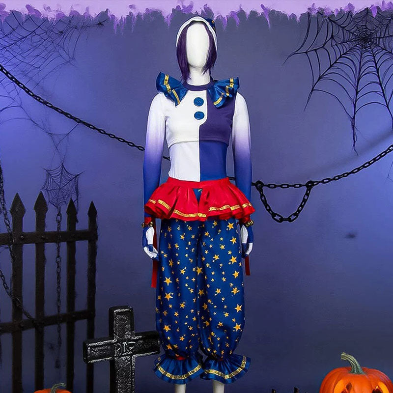 Game Five Nights at Freddy's Moon Halloween Clown Cosplay Costumes