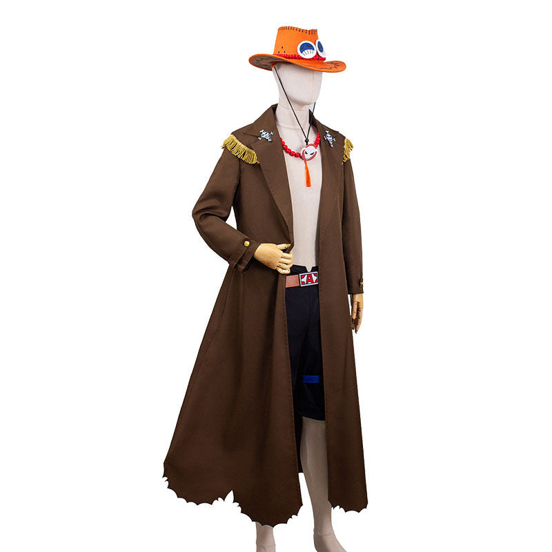 One Piece Movie Portgas D. Ace Live action Version Cosplay Costume