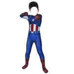 Captain America: The First Avenger Captain America Kids Jumpsuit Cosplay Costumes