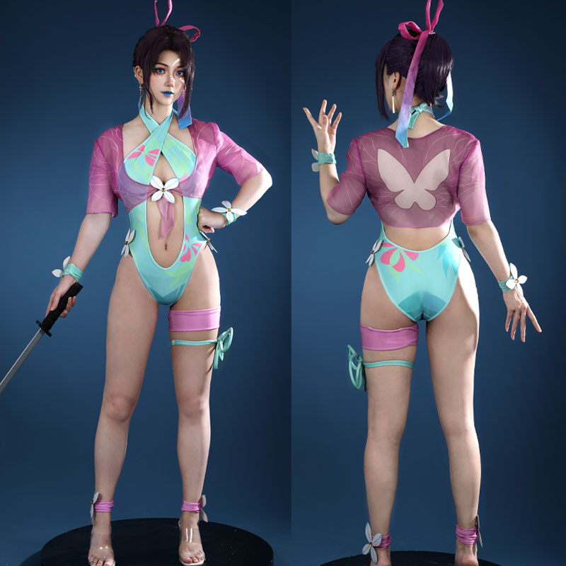 Marvel Rivals Psylocke Breezy Butterfly Cosplay