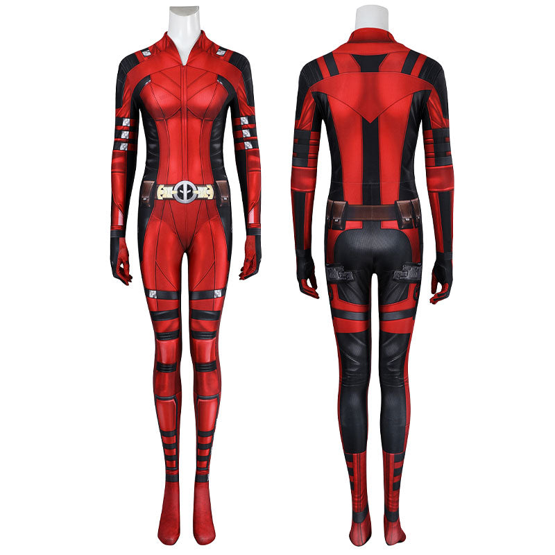 Deadpool 3 Lady Deadpool Jumpsuit Cosplay Costumes