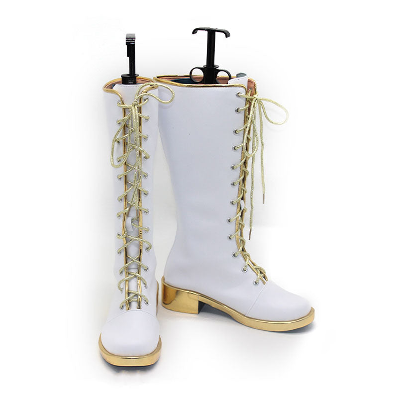 KPop Demon Hunters Rumi White Stage Cosplay Shoes