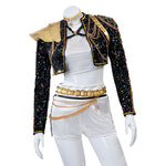 Kpop Demon Hunters Rumi Golden Black Dance Outfit Cosplay Costumes