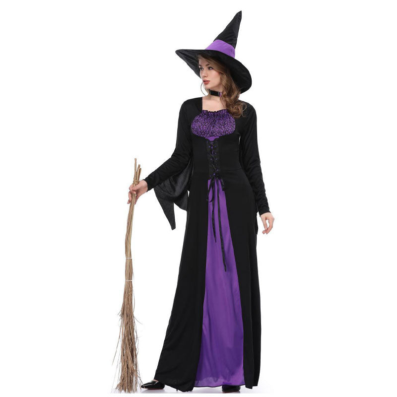 Gothic Vampire Witch Dress Halloween Cosplay Costumes
