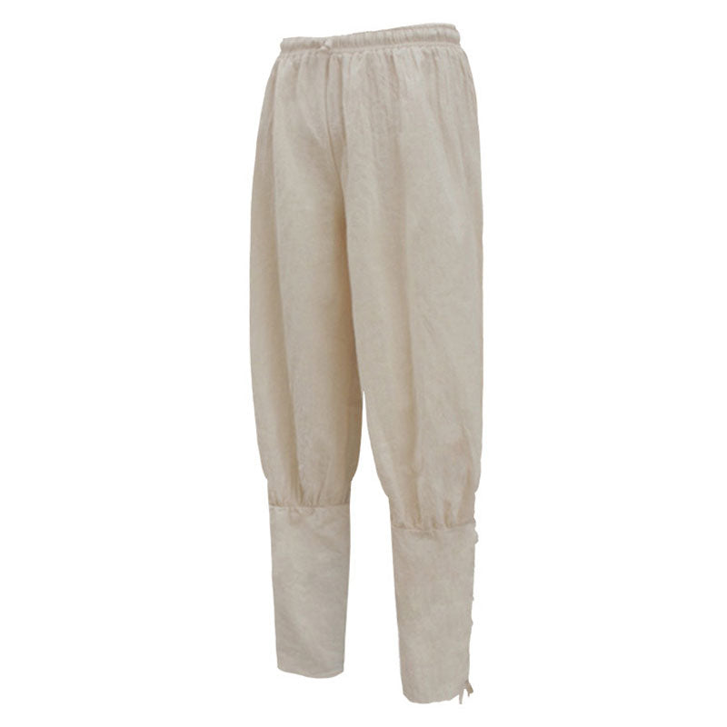 European Medieval Pirate Ship Men's Quick Dry Trousers Ankle Strap Trousers Halloween Cosplay Costumes
