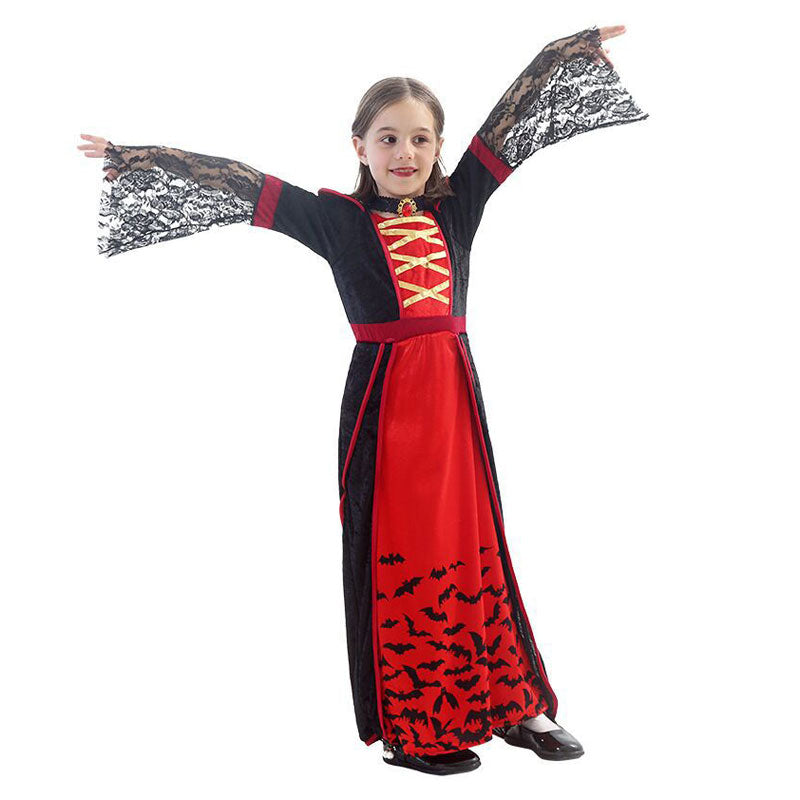 European Halloween Party Vampire Witch Children's Dress Cosplay Costumes