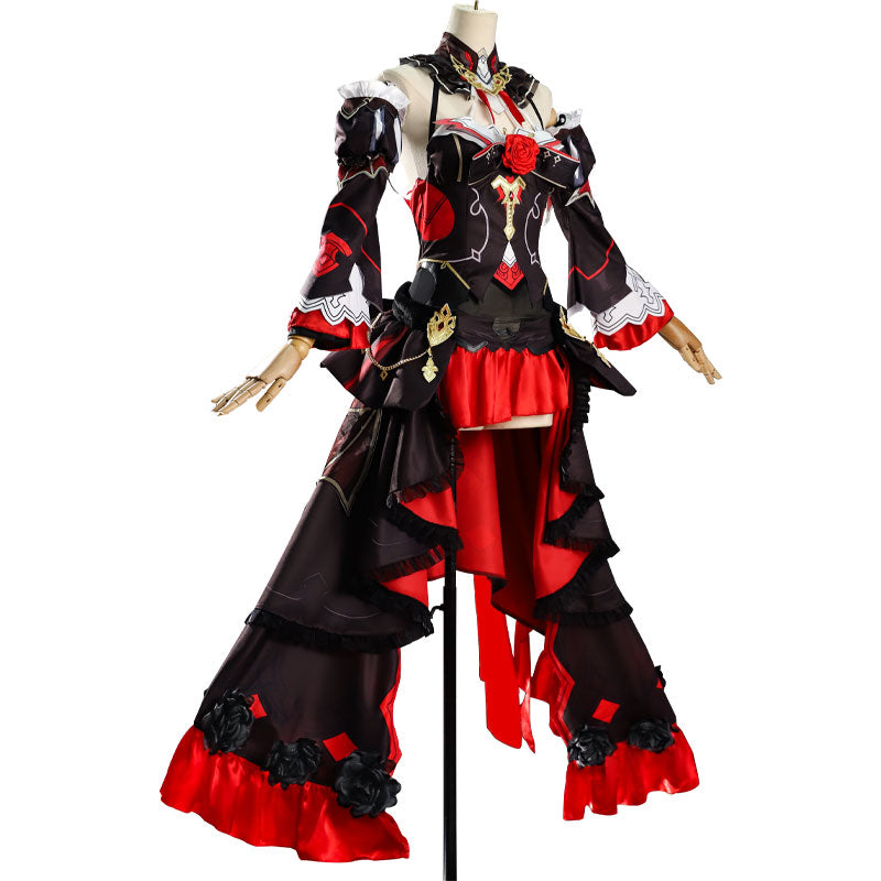 Honkai Impact 3rd Theresa Apocalypse Lunar Vow: Crimson Love Cosplay Costumes