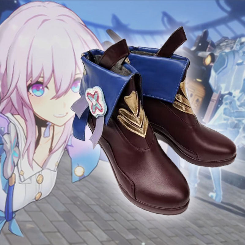 Game Honkai: Star Rail March 7th Cosplay Shoes
