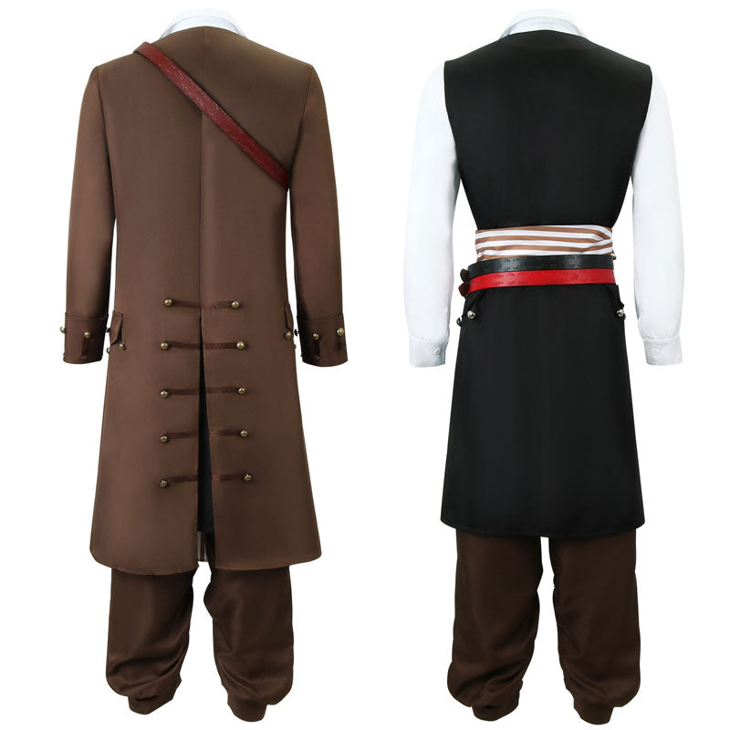 Pirates of the Caribbean Jack Sparrow Cosplay Costumes