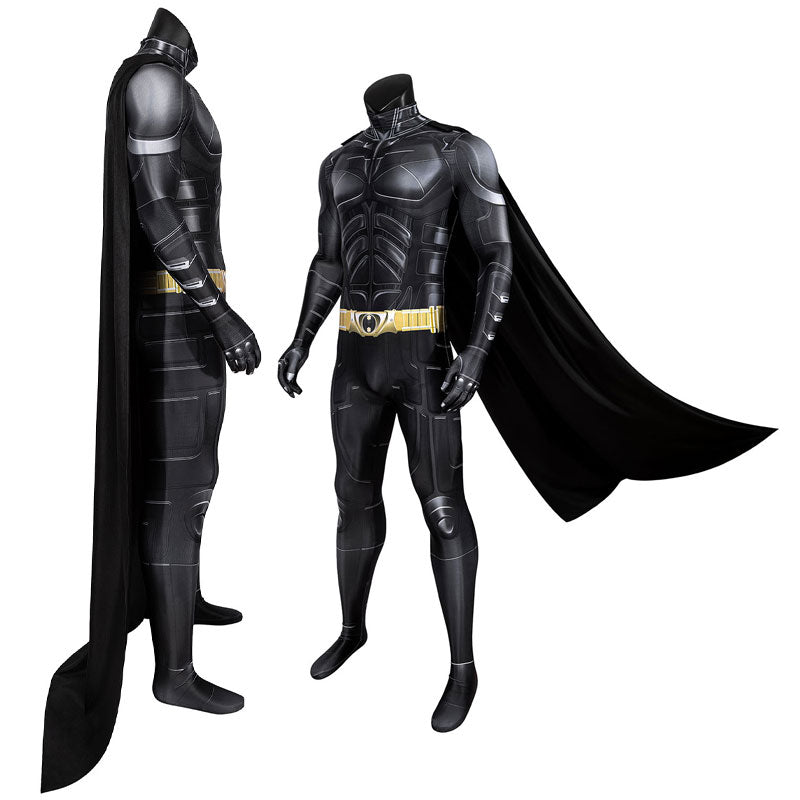 DC The Batman The Dark Knight Rises Bruce Wayne Jumpsuit Cosplay Costumes