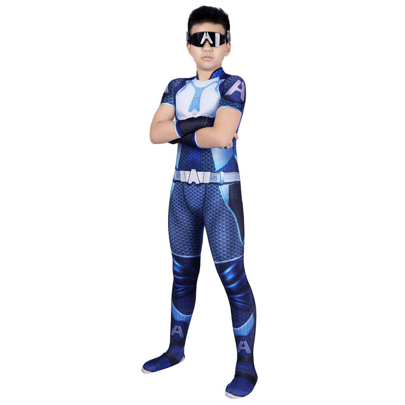 The Boys A-Train Kids Jumpsuit Cosplay Costume