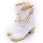 KPop Demon Hunters Mira White Cosplay Shoes