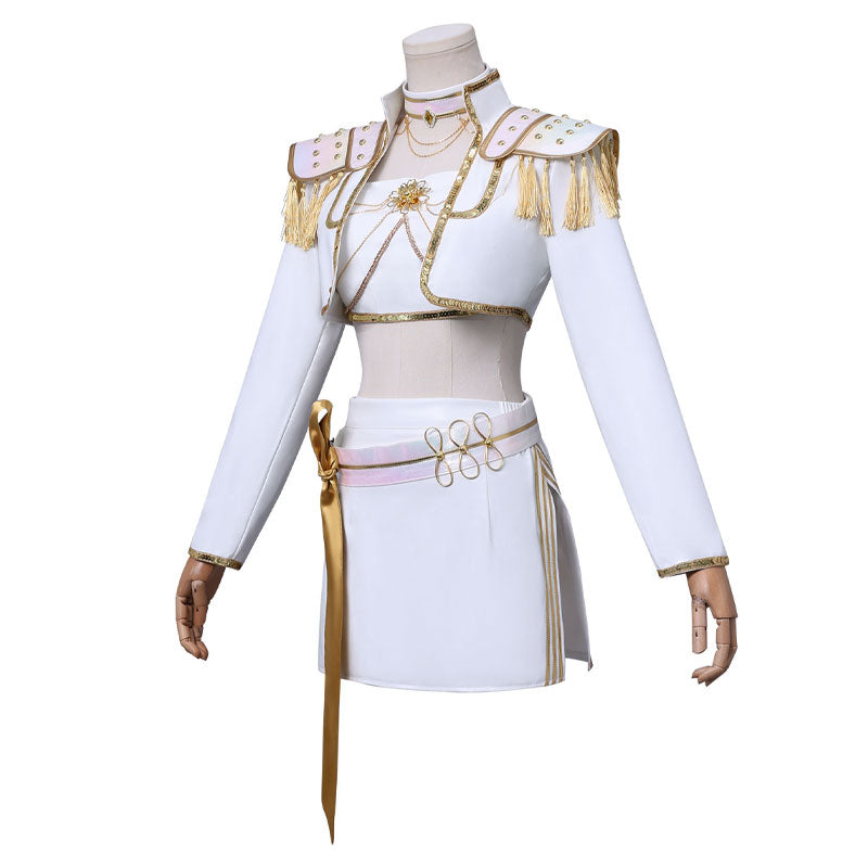 KPop Demon Hunters Mira White Stage Outfit Cosplay Costume