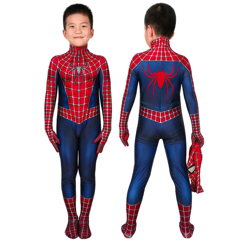 Spider Man 2 Peter Parker Kids Jumpsuits Cosplay Costume