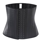 Steel Bone Smooth Rubber Abdomen Girdle Corset Cosplay Costumes