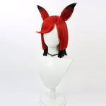 Hazbin Hotel Alastor Cosplay Wigs With Ear Props