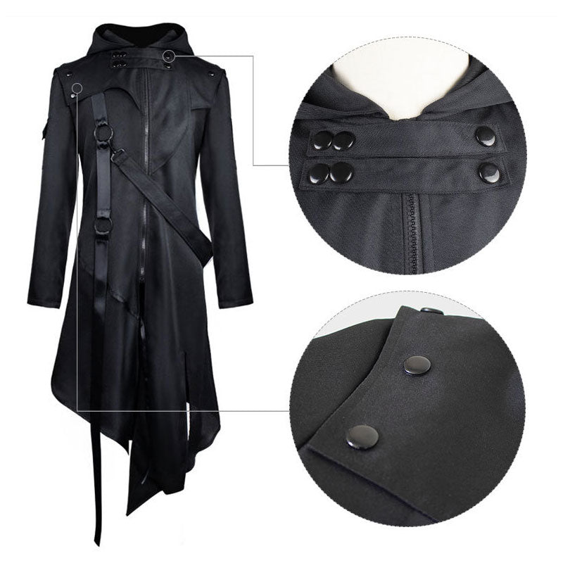 European Halloween Gothic Autumn and Winter Jacket Cosplay Costumes