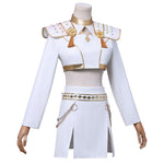 KPop Demon Hunters Zoey White Stage Outfit Cosplay Costume