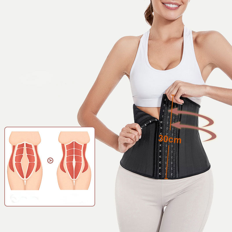 Sports Latex Steel Bone Fixed Waist and Abdomen Belt Corset Cosplay Costumes