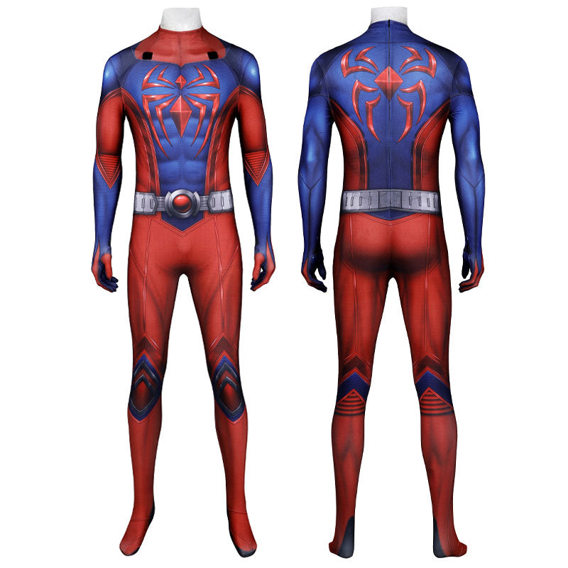 Marvel's Spider-Man 2 Peter Parker Scarlet Spider III Suit Jumpsuit Cosplay Costumes