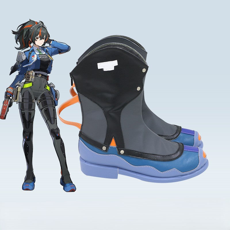 Zenless Zone Zero Zhu Yuan Cosplay Shoes