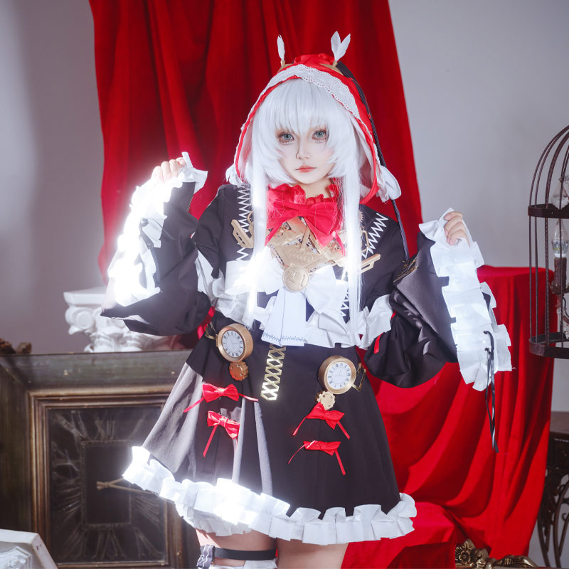 Punishing: Gray Raven Red Hoodie No.21 XXI Cosplay