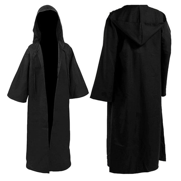 Grim Reaper Cloak for Halloween | Hooded Medieval Cape - Premium ...