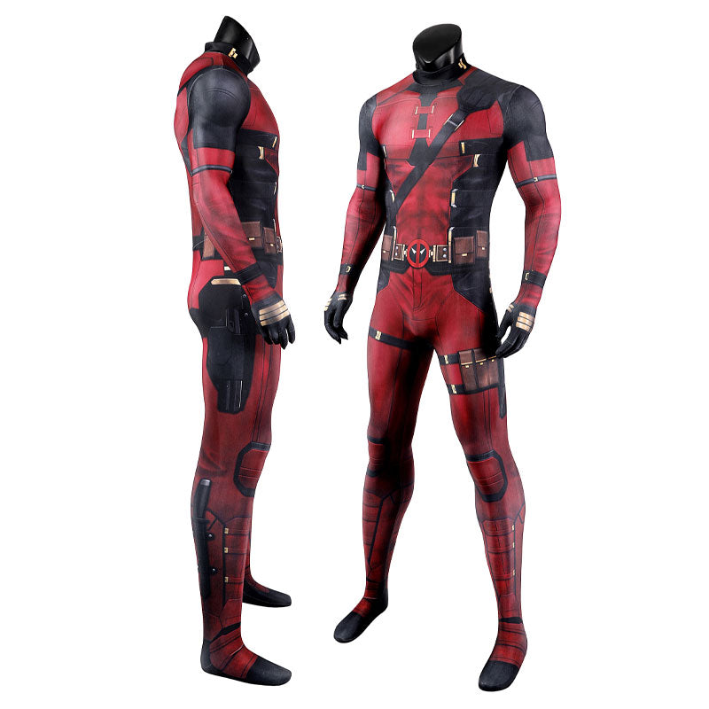 Deadpool 3 Wade Wilson Jumpsuit Cosplay Costumes