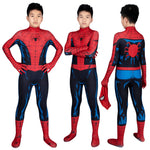 Marvel's Spiderman Vintage Comic Book Suit Kids Jumpsuits Cosplay Costume