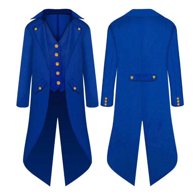 European Style Medieval Retro Punk Children's Tuxedo Cosplay Costumes