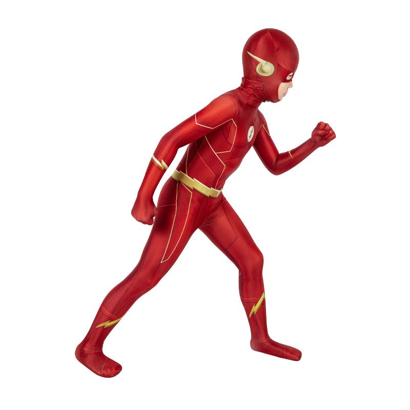 The Flash Season 6 Barry Allen Kids Jumpsuit Cosplay Costumes